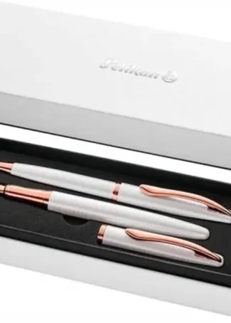SET BOLIGRAFO + ESTILOGRAFICA JAZZ NOBLE PERLA