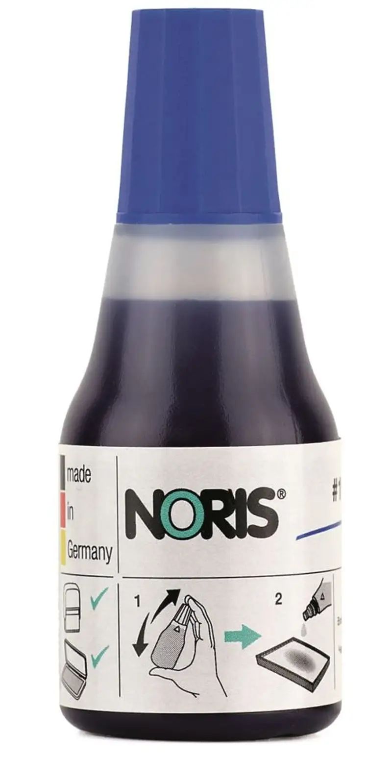 BOTE TINTA NORIS 110S 25ML AZUL