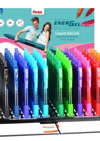 EXP 72 BOLIGRAFO ENERGEL X 107 COLORES SURTIDOS O,7MM