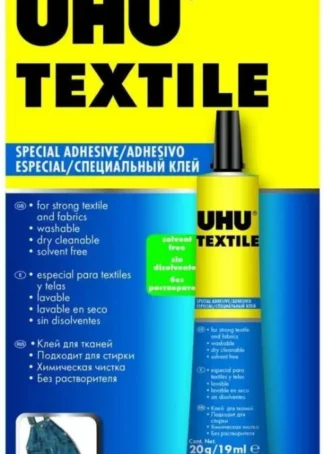 BLISTER PEGAMENTO UHU TEXTIL 20G