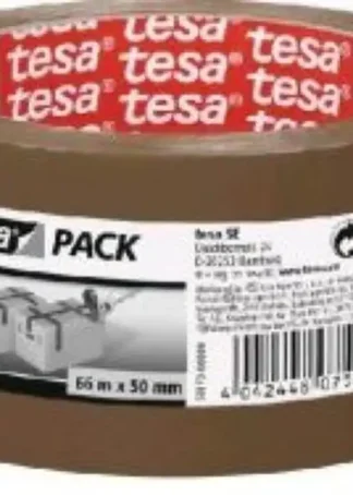 PACK 6 ROLLOS CINTA EMBALAJE PP. MARRON 04280 66MX50MM