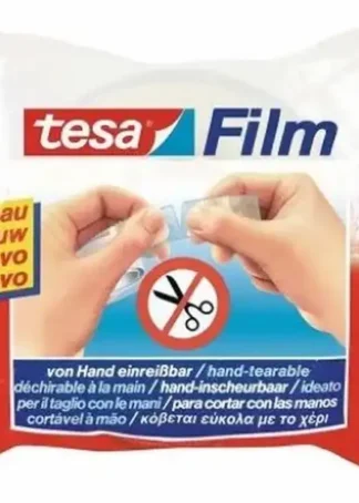 C/24 ROLLOS TESAFILM CORTA FACIL 25MX19MM BOLSITA TESA