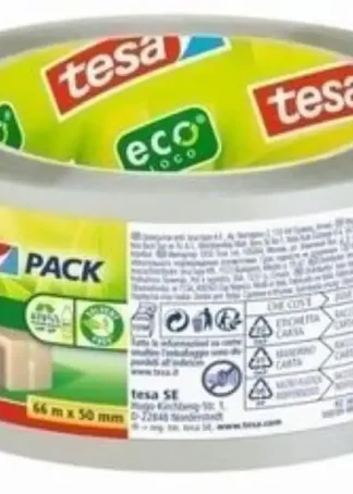 PACK 6 ROLLOS CINTA EMBALAJE ECO ULTRAFUERTE TRANS. 66X50MM