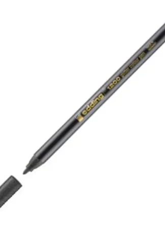C/10 ROTULADOR EDDING 1200 GLITTER NEGRO PUNTA DE FIBRA