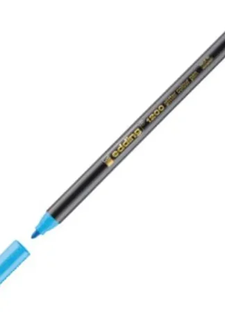 C/10 ROTULADOR EDDING 1200 GLITTER CELESTE PUNTA DE FIBRA