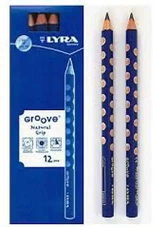 C/12 LAPIZ DE GRAFITO LYRA GROOVE JUMBO B MINA 10MM