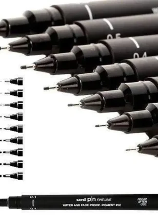 C/12 ROTULADORES CALIBRADOS 0,4MM UNI-PIN