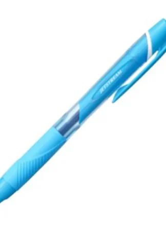 C/10 BOLIGRAFO UNI-BALL JETSTREAM COLORES 0,7MM AZUL CLARO