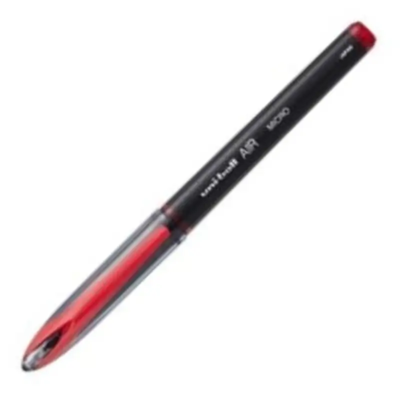 C/12 BOLIGRAFO UNI-BALL AIR MICRO 0,5MM ROJO
