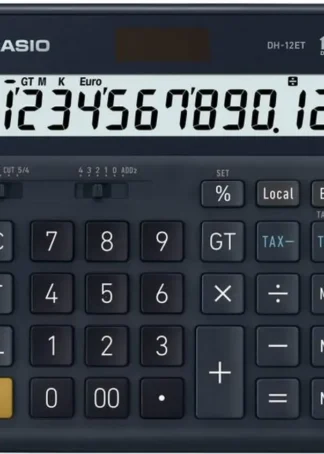 CALCULADORA SOBREMESA DH-12ET 12 DIGITOS SOLAR/PILAS