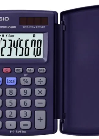 CALCULADORA BASICA HS-8VERA SOLAR/PILAS CASIO