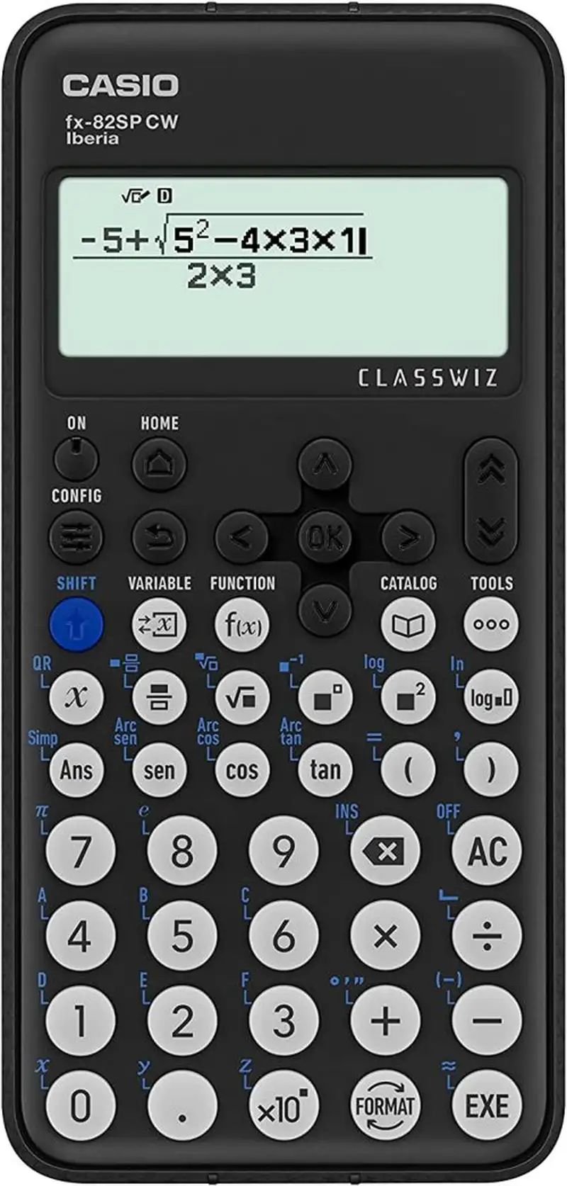 CALCULADORA CIENTIFICA FX-82SPCW CLASSWIZ 300 FUNCIONES