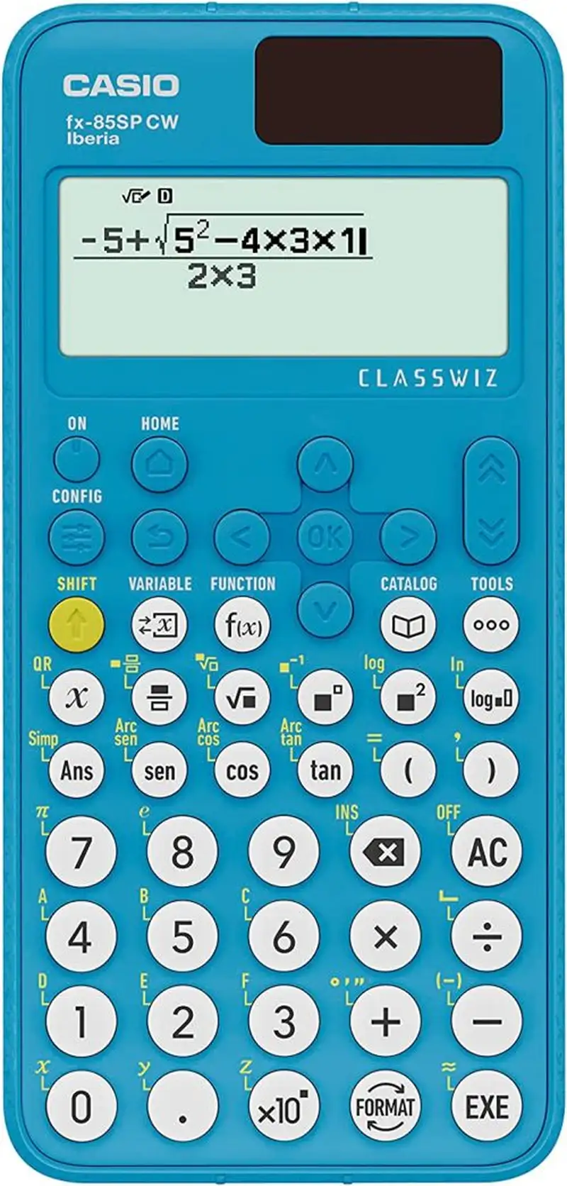 CALCULADORA CIENTIFICA FX-85 SPCW AZUL CLASSWIZ SOLAR