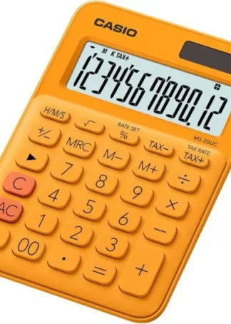 CALCULADORA SOBREMESA MS-20UC COLOR NARANJA