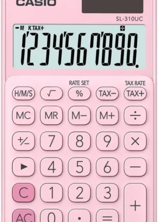 CALCULADORA BOLSILLO SL-310UC COLOR ROSA