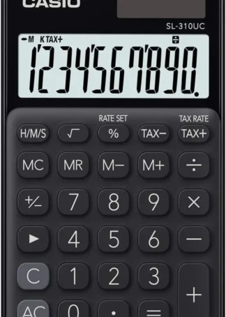 CALCULADORA BOLSILLO SL-310UC COLOR NEGRO