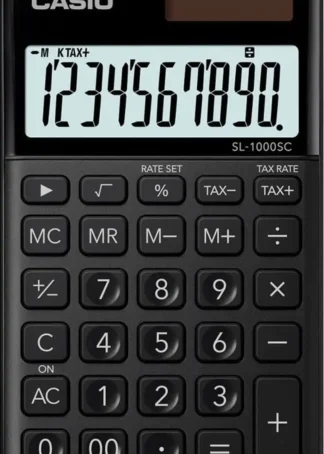 CALCULADORA BOLSILLO SL-1000SC COLOR NEGRO