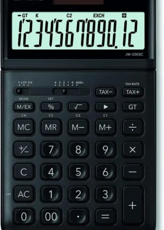 CALCULADORA SOBREMESA JW200SC COLOR NEGRO