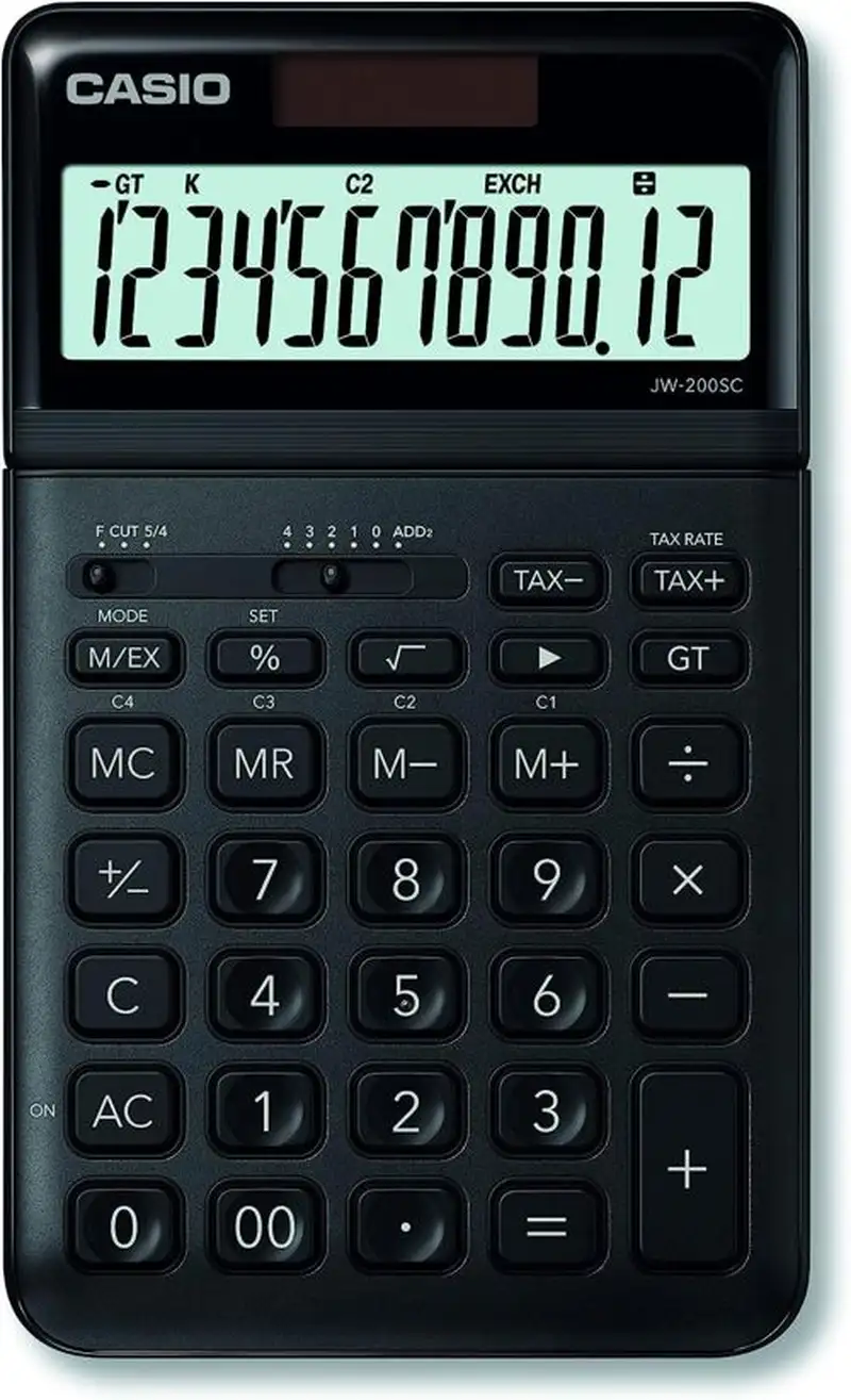 CALCULADORA SOBREMESA JW200SC COLOR NEGRO