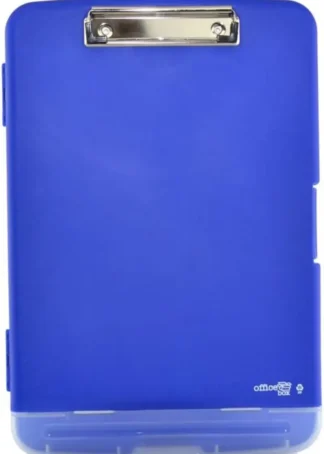 CARPETA PORTADOCUMENTOS A4+ CON PINZA AZUL 360X240X30 MM