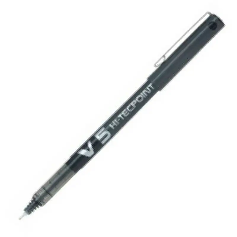 C/12 BOLIGRAFO PILOT V5 NEGRO PUNTA 0,5MM