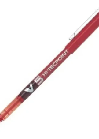 C/12 BOLIGRAFO PILOT V5 ROJO PUNTA 0,5MM