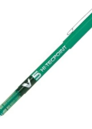 C/12 BOLIGRAFO PILOT V5 VERDE PUNTA 0,5MM