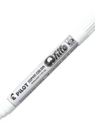 C/12 ROTULADOR SUPER COLOR SC BLANCO PERMANENTE PUNTA M