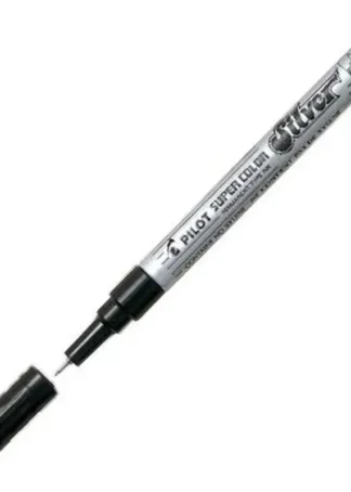 C/12 ROTULADOR SUPER COLOR SC PLATA PUNTA 1,0MM EXTRA FINO