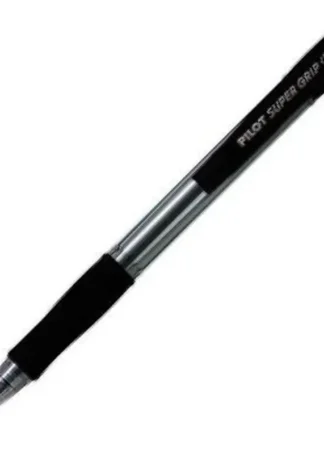 C/12 BOLIGRAFO PILOT SUPERGRIP NEGRO PUNTA 1,0MM