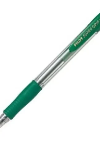 C/12 BOLIGRAFO PILOT SUPERGRIP VERDE PUNTA 1,0MM