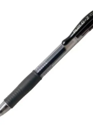 C/12 BOLIGRAFO PILOT G-2 NEGRO PUNTA 0,7MM