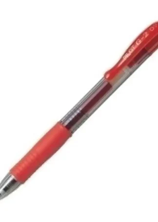 C/12 BOLIGRAFO PILOT G-2 ROJO PUNTA 0,7MM