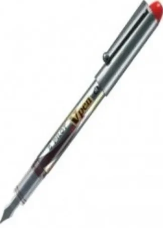 C/12 PLUMA DESECHABLE PILOT V-PEN SILVER NEGRO