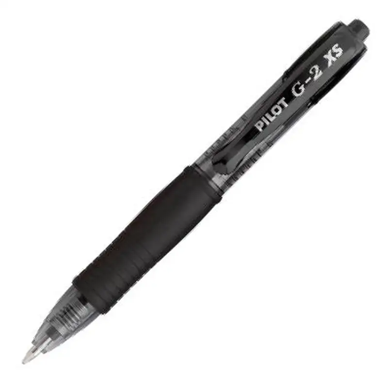 C/12 BOLIGRAFO PILOT G-2 PIXIE NEGRO PUNTA 0,7MM
