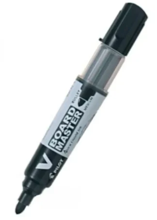 C/10 ROTULADOR PIZARRA VBOARD MASTER NEGRO RECARGABLE