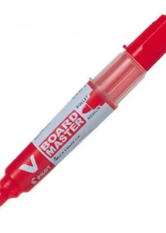 C/10 ROTULADOR PIZARRA VBOARD MASTER ROJO RECARGABLE