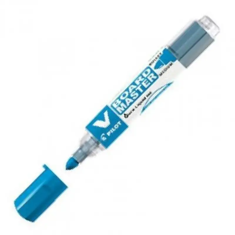 C/10 ROTULADOR PIZARRA VBOARD MASTER AZUL RECARGABLE