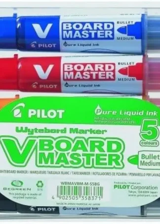 BLISTER 5 ROTULADOR PIZARRA VBOARD MASTER COLORES SURTIDOS