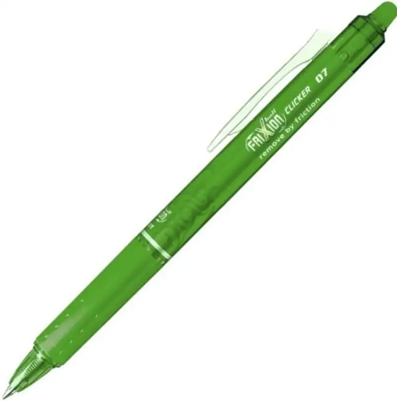 C/12 BOLIGRAFO FRIXION CLICKER BALL 0,7MM VERDE LIMA