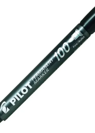 C/12 ROTULADOR PERMANENTE PILOT SC 100 COLOR NEGRO