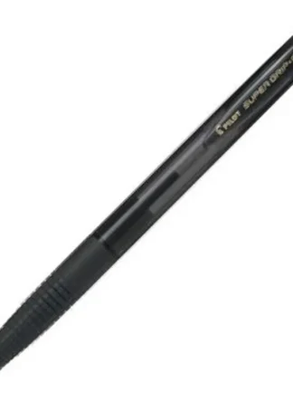 C/12 BOLIGRAFO PILOT SUPERGRIP G NEGRO PUNTA 1,0MM