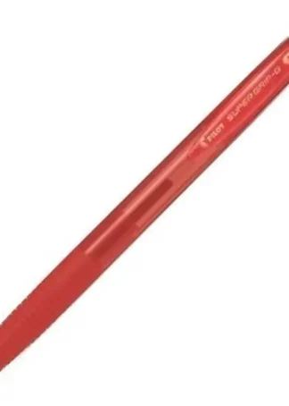 C/12 BOLIGRAFO PILOT SUPERGRIP G ROJO PUNTA 1,0MM