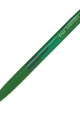 C/12 BOLIGRAFO PILOT SUPERGRIP G VERDE PUNTA 1,0MM