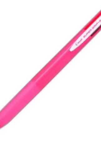 C/12 BOLIGRAFO SUPERGRIP G 4 COLORES COLOR ROSA