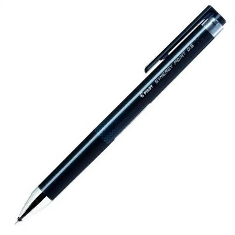 C/12 BOLIGRAFO PILOT SYNERGY NEGRO PUNTA 0.5 MM.