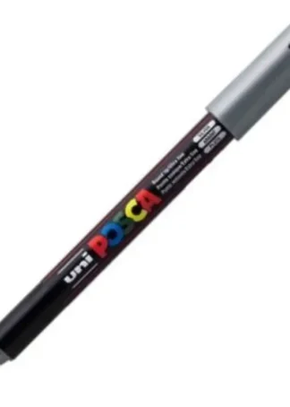 MARCADOR UNI-POSCA PC1MR COLOR PLATA PUNTA 0,7MM