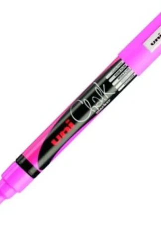 ROTULADOR TIZA LIQUIDA ROSA UNI-CHALK MARKER PWE M5