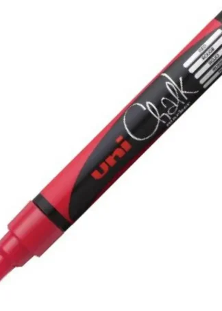 ROTULADOR TIZA LIQUIDA ROJO UNI-CHALK MARKER PWE M5
