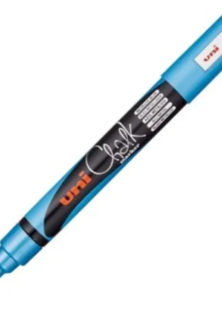 ROTULADOR TIZA LIQUIDA AZUL CLARO UNI-CHALK MARKER PWE